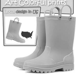 NWT SEALED K KONFORME KIDS EASY ON LOOP WATERPROOF BOOTS. SIZE 3